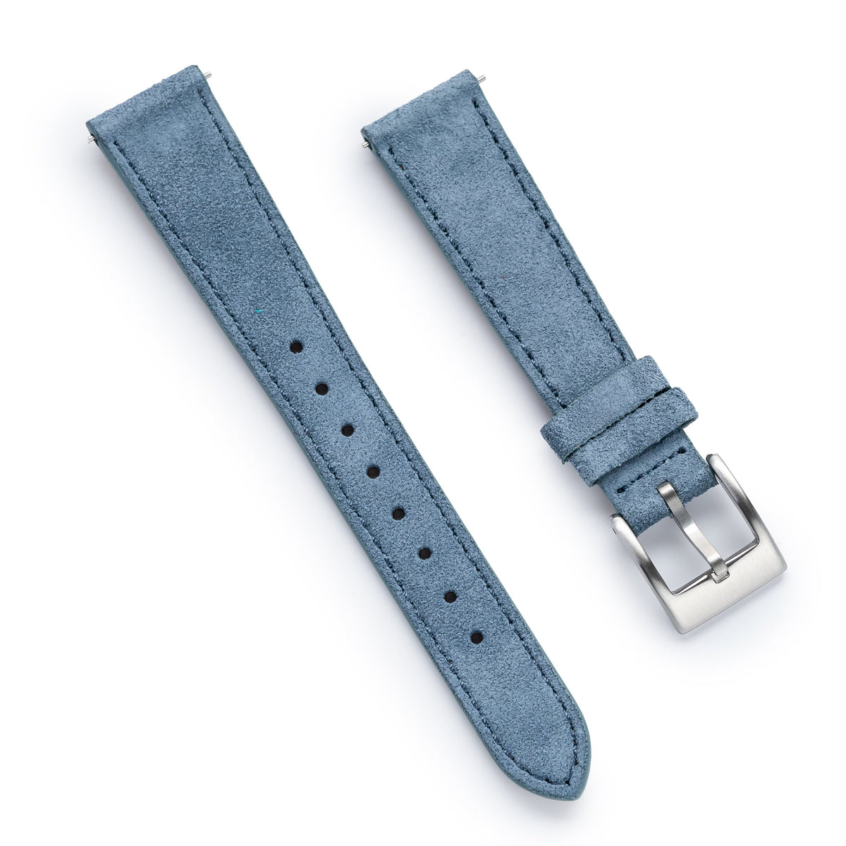 Quick‑Release Leather Watch Band