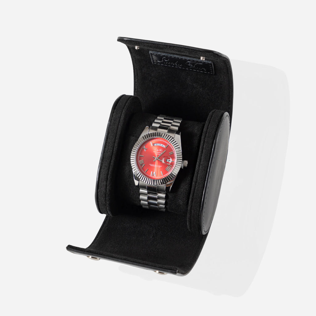 Premium Leather Watch Roll