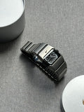 Nike D-Line Satin Silver Analogue Watch with White Dial | Rare Collectible | Unisex Retro Sports Timepiece